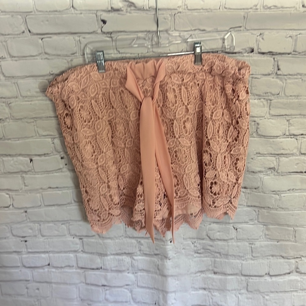 TORRID | Blush Crochet Shorts | Size 2